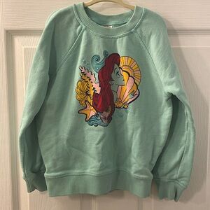 Hanna Andersson size 110 US 5 Ariel Little Mermaid pull over sweatshirt
